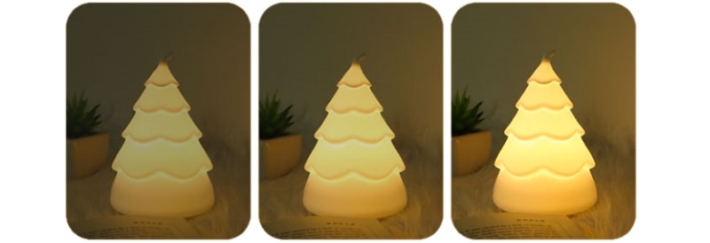 Silicone Christmas Tree Night Light