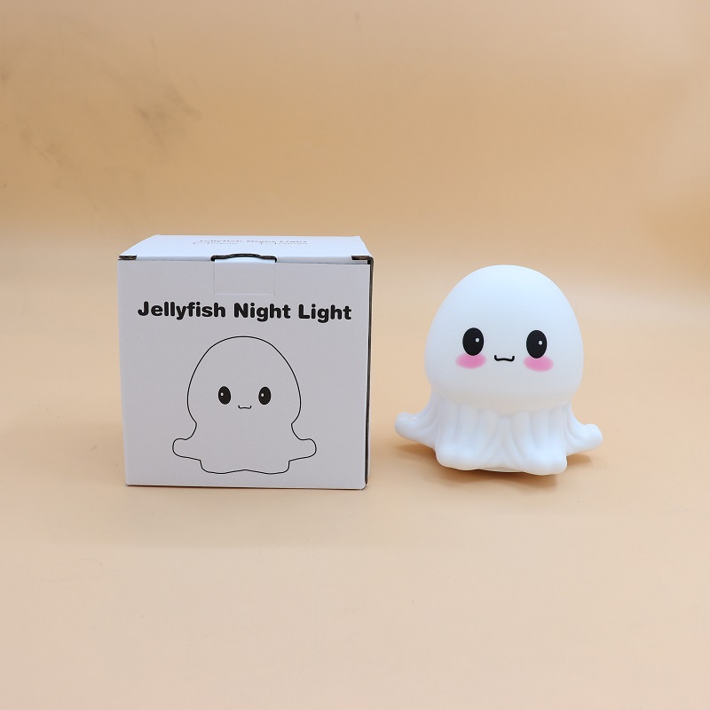 Silicone Jellyfish Bedside Night Light