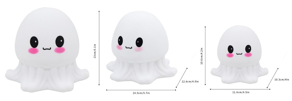 Silicone Jellyfish Bedside Night Light