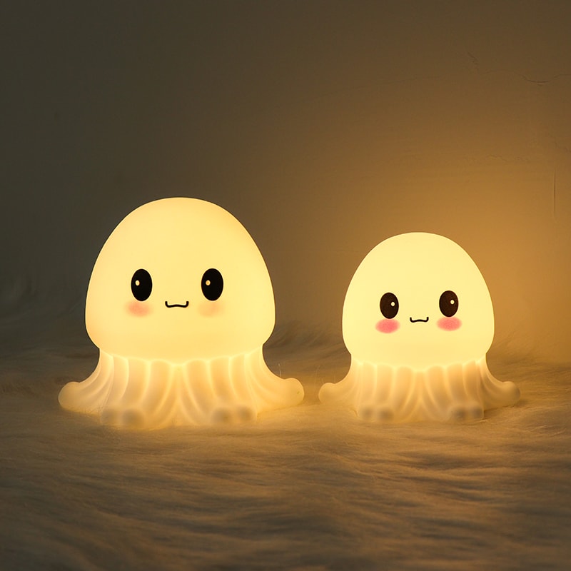 Silicone Jellyfish Bedside Night Light