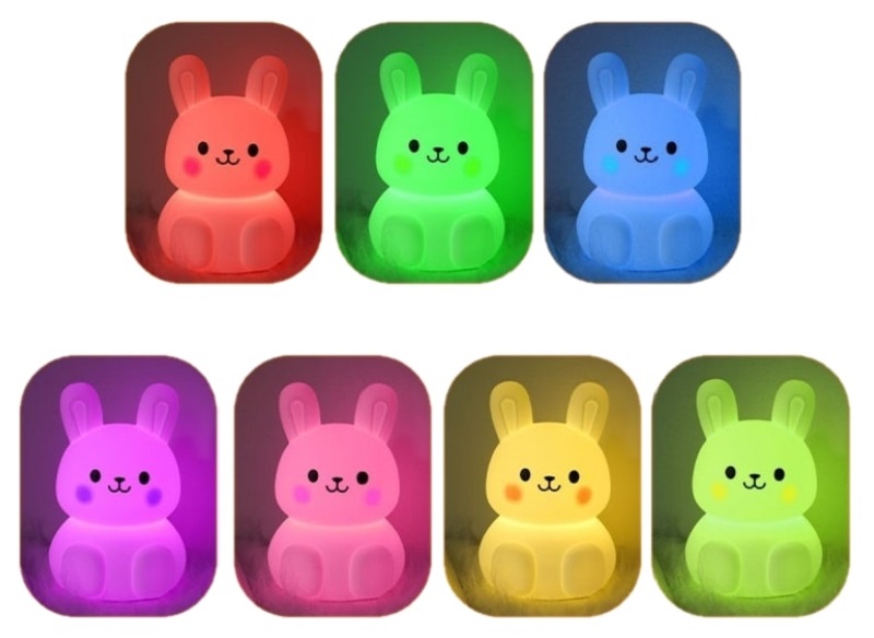 Silicone Bunny Night Light
