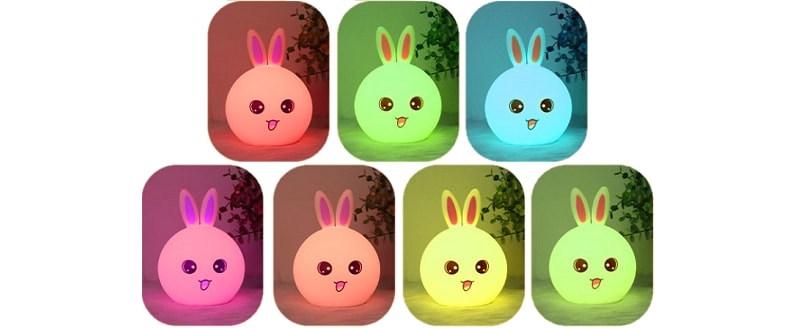 Cute Bunny Silicone Light