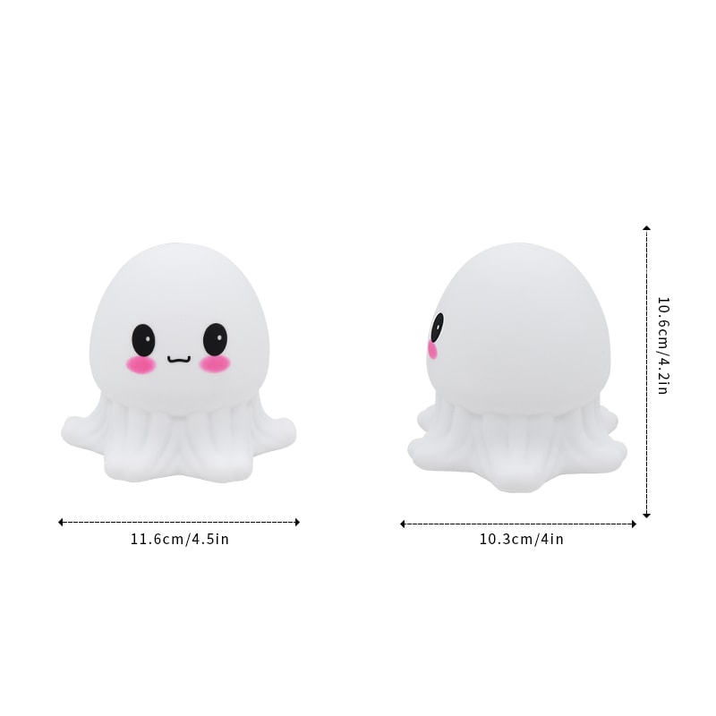 Silicone Jellyfish Bedside Night Light