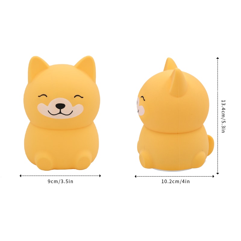 Cute Shiba Inu Silicone Lamp