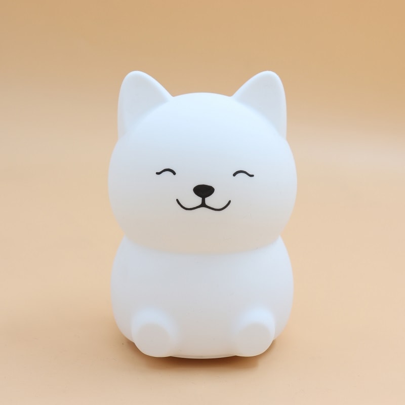 Cute Shiba Inu Silicone Lamp
