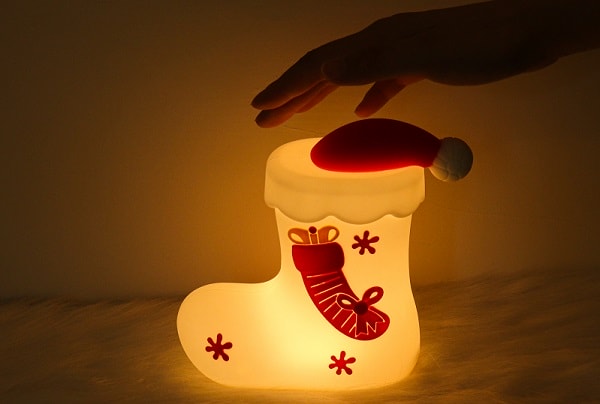 Christmas Stocking Touch Silicone Lamp