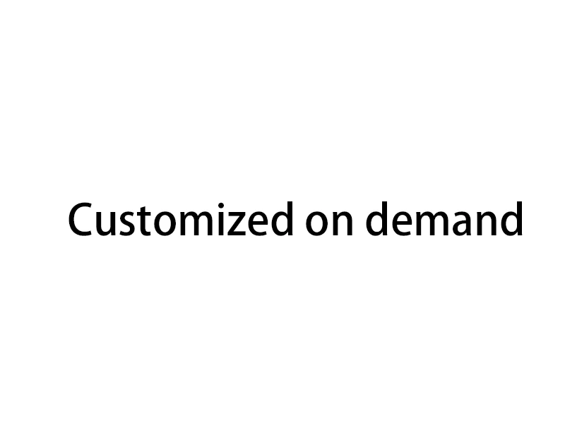 Customized on demand